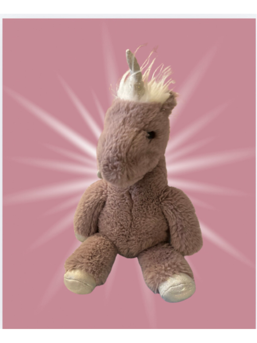Douglas Cuddle Toys Valerie Lilac Unicorn Plush #4636 11” Purple Pegasus